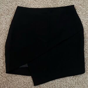 Astr Asymmetrical Black Skirt